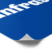 Humaninfrastruktur Poster (Ecke)