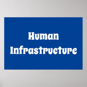 Humaninfrastruktur Poster