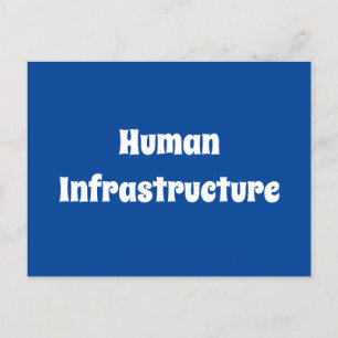 Humaninfrastruktur Postkarte
