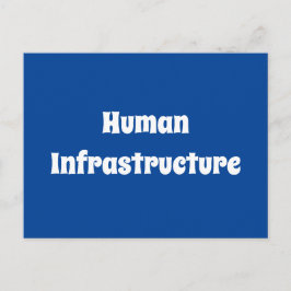 Humaninfrastruktur Postkarte