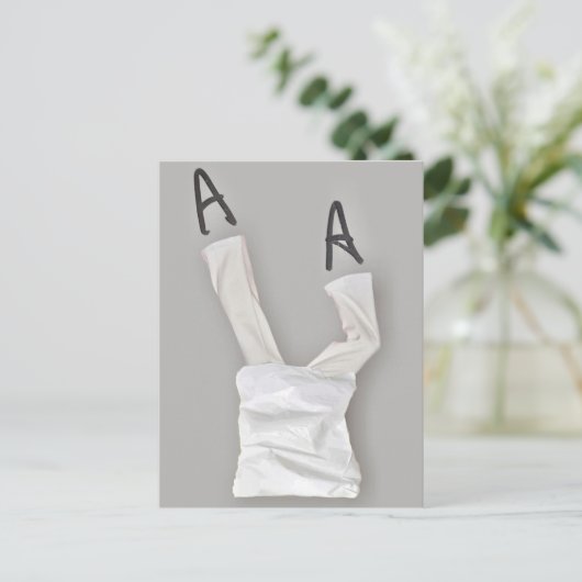 Humanismus Postkarte (Stehend Vorderseite)