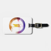 Humanismus-Symbol Gepäckanhänger (Vorderseite horizontal)