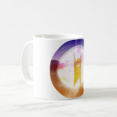 Humanismus-Symbol Kaffeetasse (Vorderseite Links)