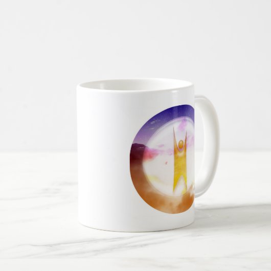 Humanismus-Symbol Kaffeetasse (VorderseiteRechts)