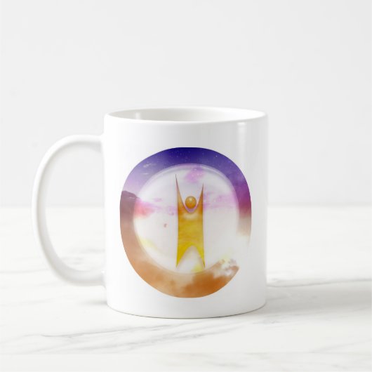 Humanismus-Symbol Kaffeetasse (Links)