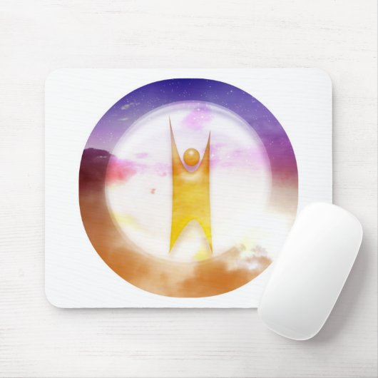 Humanismus-Symbol Mousepad (Mit Mouse)