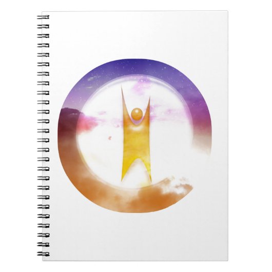 Humanismus-Symbol Notizblock (Vorderseite)