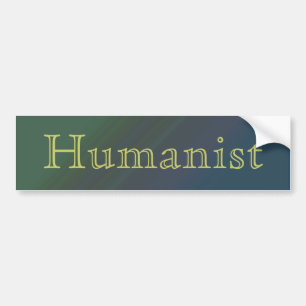 Humanist-Autoaufkleber Autoaufkleber