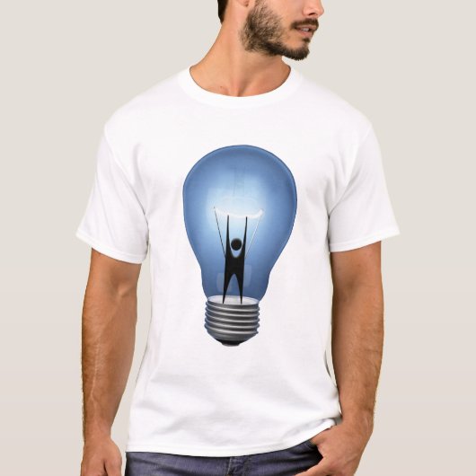 Humanist-Glühlampe-T - Shirt (Vorderseite)