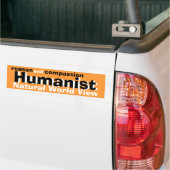 Humanist (Grund und compssion) Autoaufkleber (Auf Lkw)