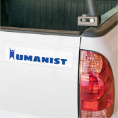 Humanistischer Autoaufkleber (Auf Lkw)