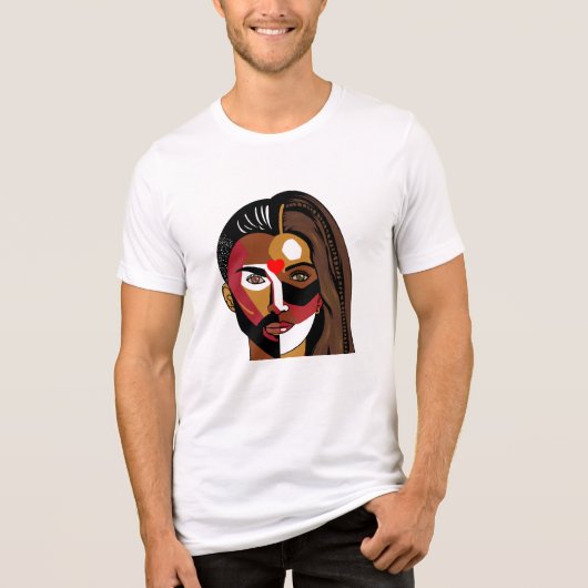 Humanitär Tri-Blend Shirt (Vorderseite)