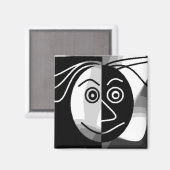HUMANITÄT MAGNET (Vorderseite/Rückseite)