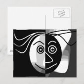 HUMANITÄT POSTKARTE (Vorne/Hinten)