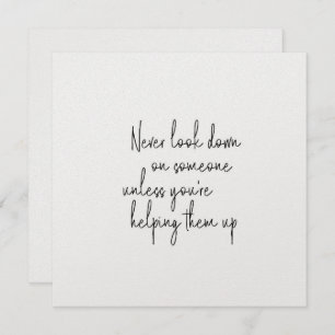 HUMANITY 5,25 x 5,25 Karte