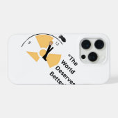 Humanity First – Modern Political Art iPhone Case Hülle (Rückseite (Horizontal))