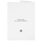 Humanity Is the Path Greeting Card (Hinten)