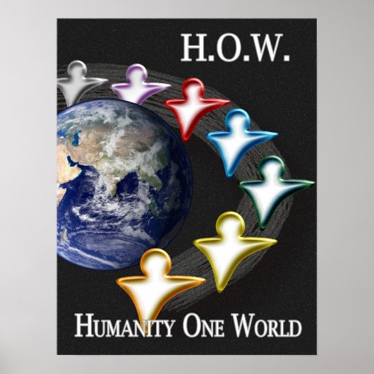 Humanity One World Poster (Vorne)