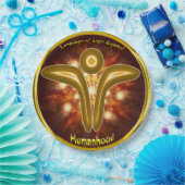 Humanity Symbol Art Pappteller (Party)