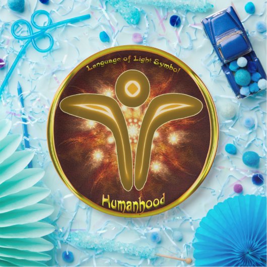 Humanity Symbol Art Pappteller (Party)