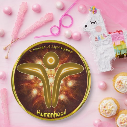 Humanity Symbol Art Pappteller (Party)