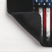 Humanity Vs. Insanity Distressed American Patrioti Mousepad (Ecke)