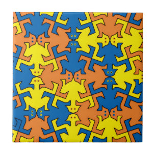 Humanoide Silhouetten Fliese