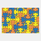 Humanoide Silhouetten Geschenkpapier Set (Vorderseite 2)