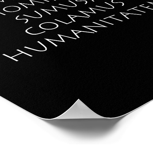 Humanoiden-Syndrom Poster (Ecke)