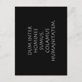 Humanoiden-Syndrom Postkarte (Vorderseite)