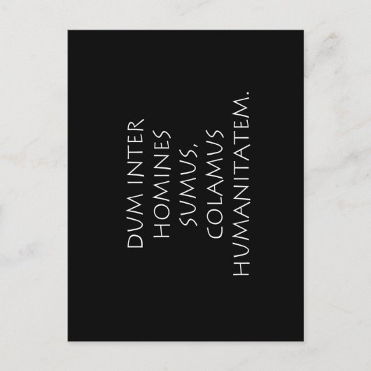 Humanoiden-Syndrom Postkarte (Vorderseite)