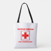 Humanorgan für Transplantation Tasche (Rückseite)