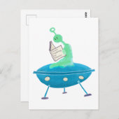 Humanpsychologie für Nichtmenschen (Alien Edition) Postkarte (Vorne/Hinten)