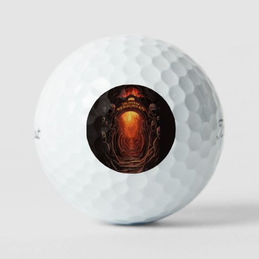 Humanressourcen Golfball (Vorderseite)