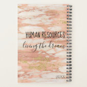 Humanressourcen Leben im Traum - Büro Humor Planer (Rückseite)