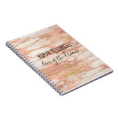 Humanressourcen Leben im Traum Notizblock (Rechte Seite)