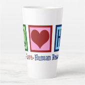 Humanressourcen - Liebe für Frieden Milchtasse (Vorderseite)