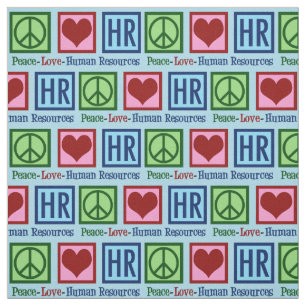 Humanressourcen - Liebe für Frieden Stoff
