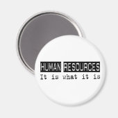 Humanressourcen Magnet (Vorderseite/Rückseite)