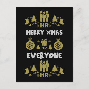 Humanressourcen Ugys Weihnachtsgeschenke Feiertagspostkarte