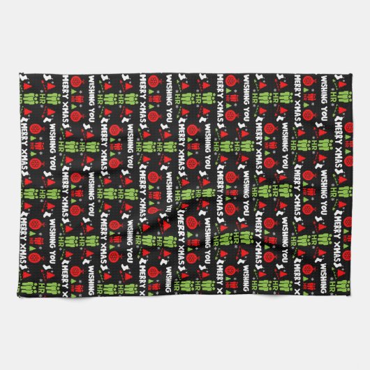 Humanressourcen Ugys Weihnachtsgeschenke Geschirrtuch (Horizontal)