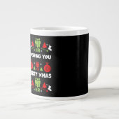 Humanressourcen Ugys Weihnachtsgeschenke Jumbo-Tasse (Vorderseite Rechts)