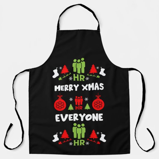 Humanressourcen Ugys Weihnachtsgeschenke Schürze (Vorderseite)
