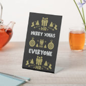 Humanressourcen Ugys Weihnachtsgeschenke Sockelschild (In SItu)
