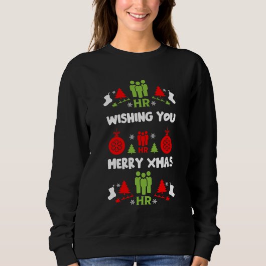 Humanressourcen Ugys Weihnachtsgeschenke Sweatshirt (Vorderseite)