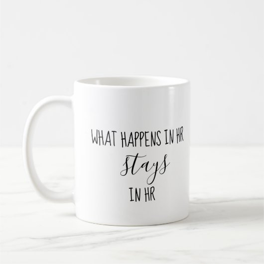 Humanressourcen Was im Personalwesen passiert, Ble Kaffeetasse (Links)