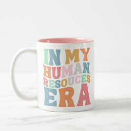 Humanressourcen Zweifarbige Tasse