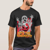 “Humans Are Scariest Halloween T-Shirt – Blood, Sk (Vorderseite)