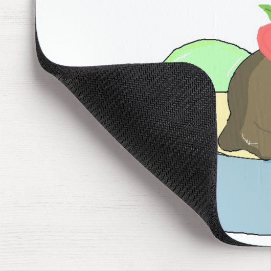 Humaufgeführt Sundae Mousepad (Ecke)