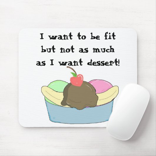 Humaufgeführt Sundae Mousepad (Mit Mouse)